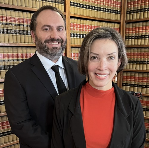 Josh and Andra Hickey, attorneys and owners of Hickey Law Firm, PLLC in Sandpoint, Idaho